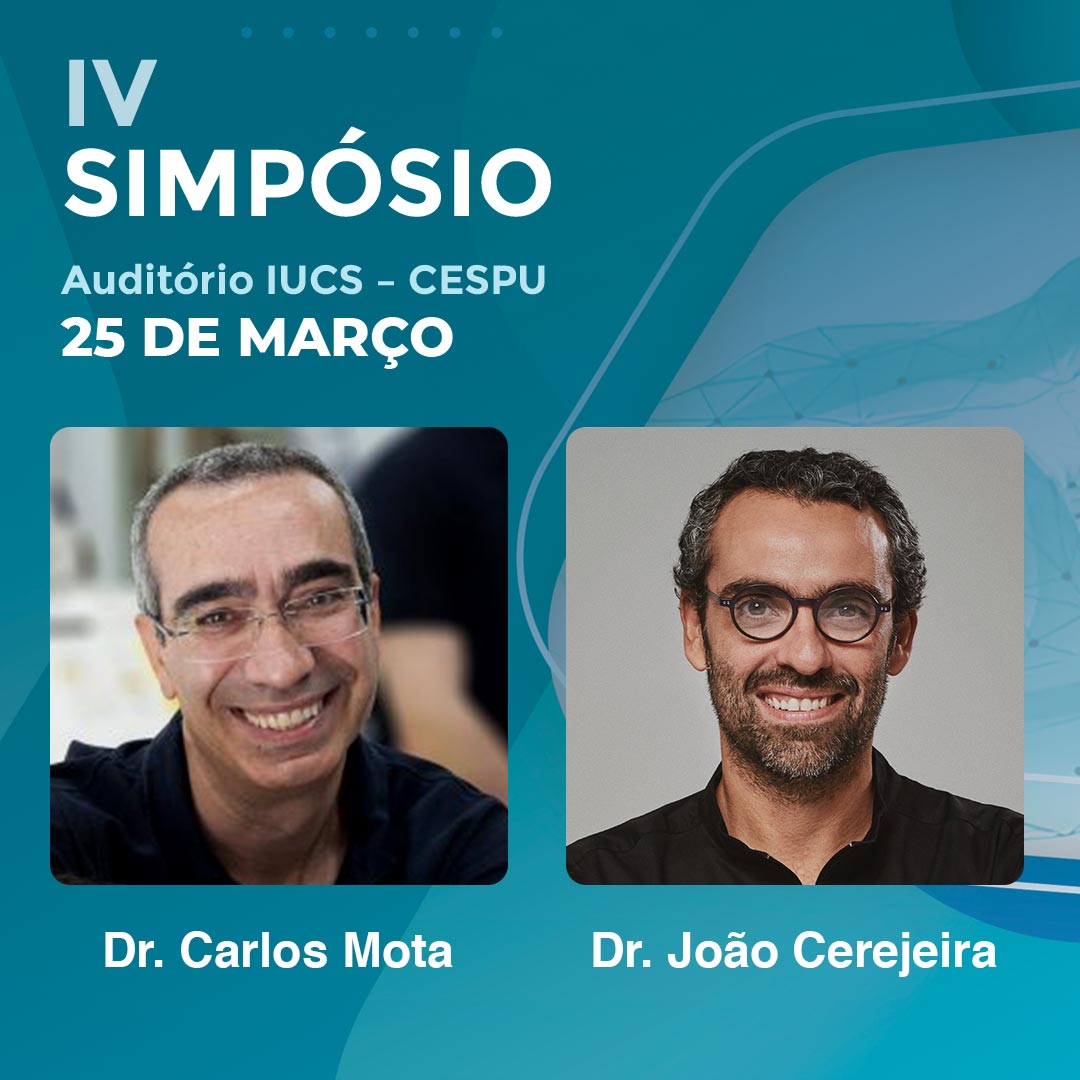 Dr. Carlos Mota e Dr. João Cerejeira são os palestrantes do IV Simpósio SPO